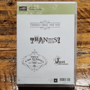 Stampin' Up! Vintage Verses Stamp Set